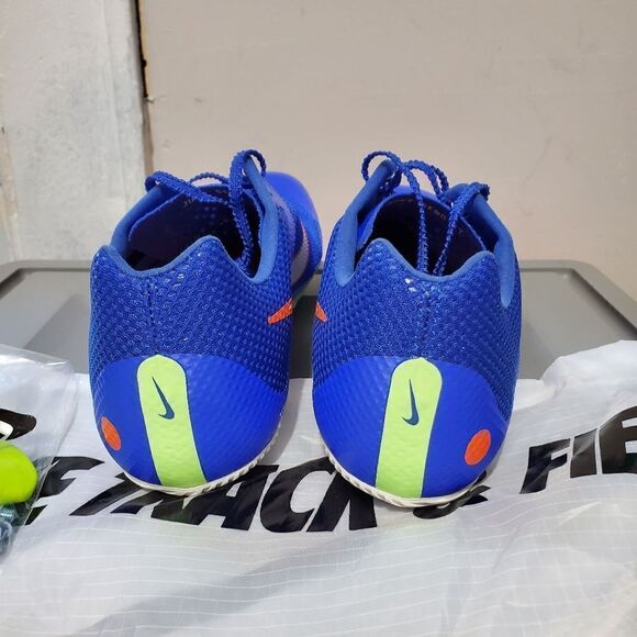 Nike Zoom Rival Sprinter Track Spikes Mens Sz 10 Racer Blue/Orange DC8753-401 - Picture 4 of 10